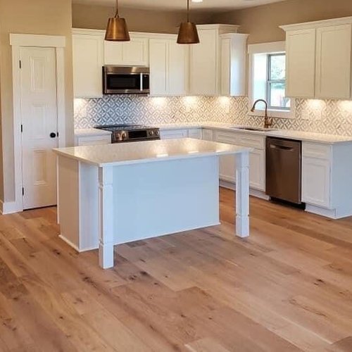 Kitchen hardwood flooring in Bowling Green, KY from Shop at Home Carpets