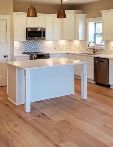 Kitchen hardwood flooring in Bowling Green, KY from Shop at Home Carpets