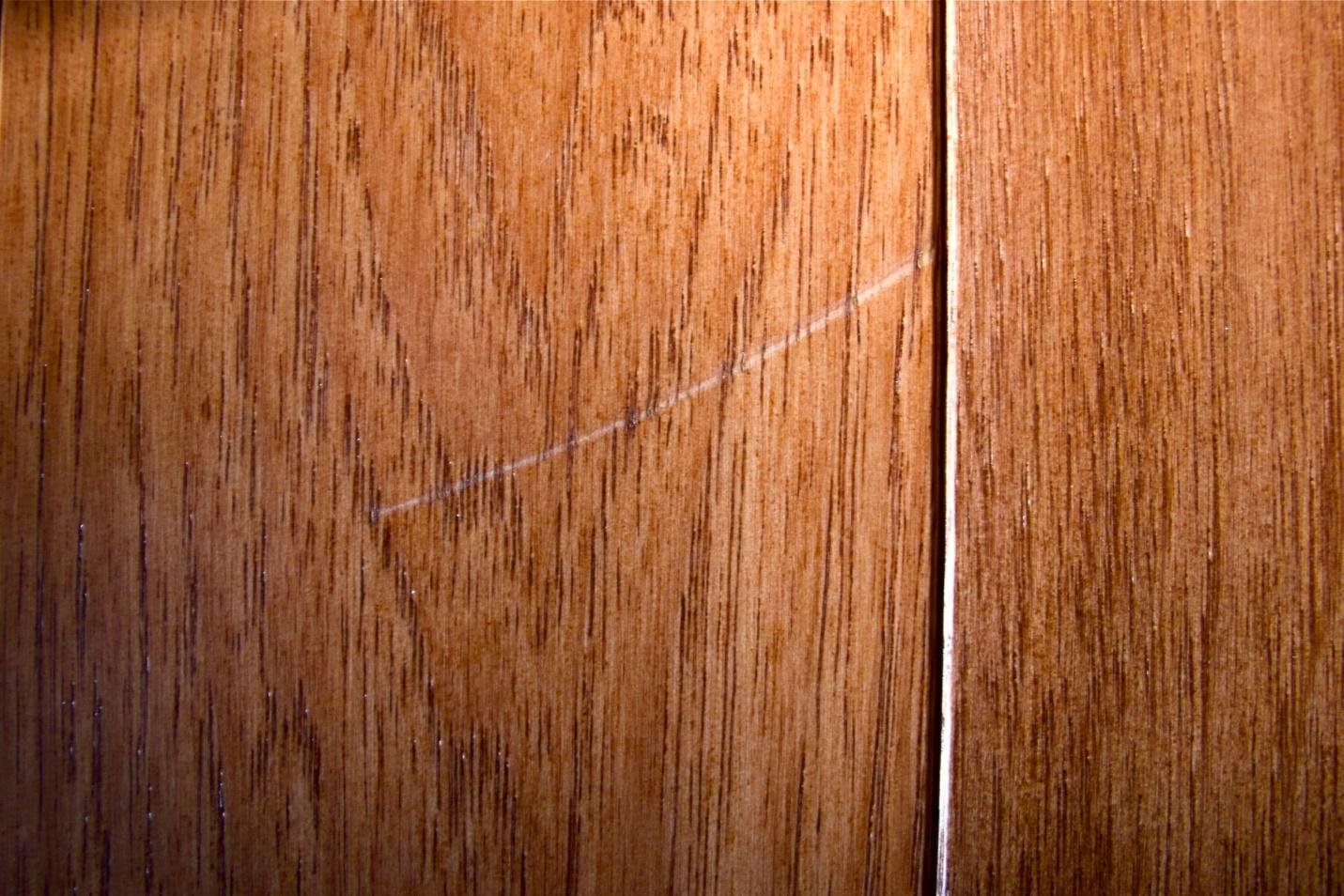 SCRATCHES IN HARDWOOD FLOORING