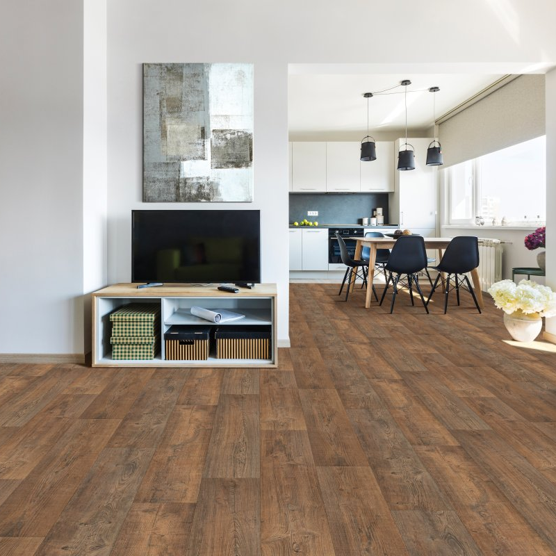 Shop at Home Carpets provides pet-friendly vinyl flooring in Bowling Green, KY - Titan Umber